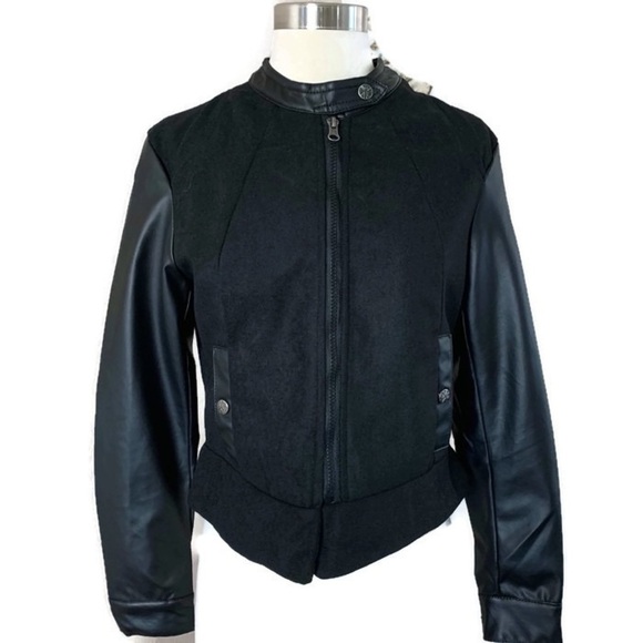 Miss London Women’s Bomber Jacket Size Medium - Picture 1 of 8